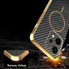 Phonesta Luxury Carbon Fiber Back Cover hoesje met MagSafe voor Oppo Reno14 - Zwart 7