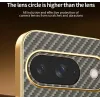 Phonesta Luxury Carbon Fiber Back Cover hoesje met MagSafe voor Google Pixel 10 - Bruin 5