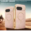 Phonesta Luxury Carbon Fiber Back Cover hoesje met MagSafe voor Google Pixel 10 - Roze 4