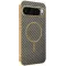 Phonesta Luxury Carbon Fiber Back Cover hoesje met MagSafe voor Google Pixel 10 Pro - Bruin