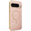 Phonesta Luxury Carbon Fiber Back Cover hoesje met MagSafe voor Google Pixel 10 Pro - Roze 0