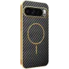 Phonesta Luxury Carbon Fiber Back Cover hoesje met MagSafe voor Google Pixel 10 Pro - Zwart 0