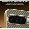 Phonesta Luxury Carbon Fiber Back Cover hoesje met MagSafe voor Google Pixel 10 Pro XL - Bruin 5