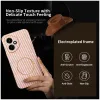Phonesta Luxury Carbon Fiber Back Cover hoesje met MagSafe voor HONOR 400 - Roze 2
