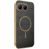 Phonesta Luxury Carbon Fiber Back Cover hoesje met MagSafe voor OnePlus Nord 4 - Zwart 0
