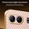 Phonesta Luxury Carbon Fiber Back Cover hoesje met MagSafe voor OnePlus Nord 4 - Roze 5