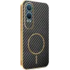 Phonesta Luxury Carbon Fiber Back Cover hoesje met MagSafe voor OnePlus Nord CE 4 Lite - Zwart 0