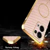 Phonesta Luxury Carbon Fiber Back Cover hoesje met MagSafe voor Oppo Reno13 - Roze 7