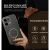 Phonesta Luxury Carbon Fiber Back Cover hoesje met MagSafe voor Oppo Reno13 - Zwart 2