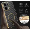Phonesta Luxury Carbon Fiber Back Cover hoesje met MagSafe voor Oppo Reno13 - Zwart 6