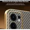 Phonesta Luxury Carbon Fiber Back Cover hoesje met MagSafe voor Oppo Reno13 F 4G/5G / Reno13 FS 5G - Bruin 4