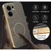 Phonesta Luxury Carbon Fiber Back Cover hoesje met MagSafe voor Oppo Reno13 F 4G/5G / Reno13 FS 5G - Bruin 6