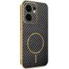 Phonesta Luxury Carbon Fiber Back Cover hoesje met MagSafe voor Oppo Reno13 F 4G/5G / Reno13 FS 5G - Zwart 0