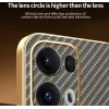 Phonesta Luxury Carbon Fiber Back Cover hoesje met MagSafe voor Oppo Reno13 Pro - Bruin 4