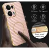 Phonesta Luxury Carbon Fiber Back Cover hoesje met MagSafe voor Oppo Reno13 Pro - Roze 6