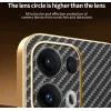 Phonesta Luxury Carbon Fiber Back Cover hoesje met MagSafe voor Oppo Reno13 Pro - Zwart 4