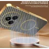 Phonesta Luxury Carbon Fiber Back Cover hoesje met MagSafe voor Realme 14 Pro - Bruin 6