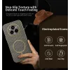 Phonesta Luxury Carbon Fiber Back Cover hoesje met MagSafe voor Realme 14 Pro Plus - Bruin 2