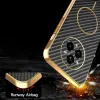 Phonesta Luxury Carbon Fiber Back Cover hoesje met MagSafe voor Realme 14 Pro Plus - Zwart 8