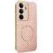 Phonesta Luxury Carbon Fiber Back Cover hoesje met MagSafe voor Realme 14x / C75 - Roze