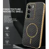 Phonesta Luxury Carbon Fiber Back Cover hoesje met MagSafe voor Realme 14x / C75 - Zwart 1