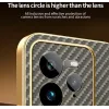 Phonesta Luxury Carbon Fiber Back Cover hoesje met MagSafe voor Realme GT 7 Pro - Bruin 5