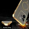 Phonesta Luxury Carbon Fiber Back Cover hoesje met MagSafe voor Realme GT 7 Pro - Bruin 8