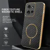 Phonesta Luxury Carbon Fiber Back Cover hoesje met MagSafe voor Motorola Edge 50 - Zwart 2