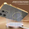 Phonesta Luxury Carbon Fiber Back Cover hoesje met MagSafe voor Motorola Edge 50 Pro - Bruin 1