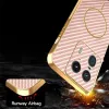 Phonesta Luxury Carbon Fiber Back Cover hoesje met MagSafe voor Motorola Edge 50 Ultra - Roze 7