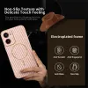 Phonesta Luxury Carbon Fiber Back Cover hoesje met MagSafe voor Motorola Moto G05 / Moto E15 - Roze 3