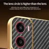 Phonesta Luxury Carbon Fiber Back Cover hoesje met MagSafe voor Motorola Moto G05 / Moto E15 - Zwart 5