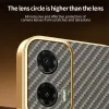 Phonesta Luxury Carbon Fiber Back Cover hoesje met MagSafe voor Motorola Moto G35 - Bruin 5