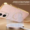 Phonesta Luxury Carbon Fiber Back Cover hoesje met MagSafe voor Motorola Moto G35 - Roze 1