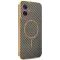 Phonesta Luxury Carbon Fiber Back Cover hoesje met MagSafe voor Motorola Moto G55 - Bruin