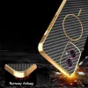 Phonesta Luxury Carbon Fiber Back Cover hoesje met MagSafe voor Motorola Moto G55 - Zwart 7