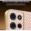 Phonesta Luxury Carbon Fiber Back Cover hoesje met MagSafe voor Motorola Moto G75 - Roze 4