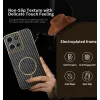 Phonesta Luxury Carbon Fiber Back Cover hoesje met MagSafe voor Motorola Moto G75 - Zwart 2