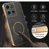 Phonesta Luxury Carbon Fiber Back Cover hoesje met MagSafe voor Motorola Moto G75 - Zwart 6