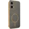 Phonesta Luxury Carbon Fiber Back Cover hoesje met MagSafe voor Motorola Moto G85 - Bruin