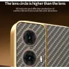 Phonesta Luxury Carbon Fiber Back Cover hoesje met MagSafe voor Motorola Moto G85 - Bruin 5