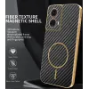Phonesta Luxury Carbon Fiber Back Cover hoesje met MagSafe voor Motorola Moto G85 - Zwart 2