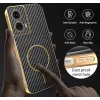 Phonesta Luxury Carbon Fiber Back Cover hoesje met MagSafe voor Motorola Moto G85 - Zwart 7
