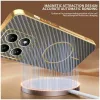 Phonesta Luxury Carbon Fiber Back Cover hoesje met MagSafe voor Xiaomi 14T - Bruin 4