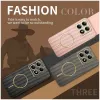 Phonesta Luxury Carbon Fiber Back Cover hoesje met MagSafe voor Xiaomi 14T - Bruin 8