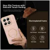 Phonesta Luxury Carbon Fiber Back Cover hoesje met MagSafe voor Xiaomi 14T - Roze 2