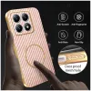 Phonesta Luxury Carbon Fiber Back Cover hoesje met MagSafe voor Xiaomi 14T Pro - Roze 5