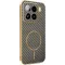 Phonesta Luxury Carbon Fiber Back Cover hoesje met MagSafe voor Xiaomi 15 - Bruin