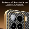 Phonesta Luxury Carbon Fiber Back Cover hoesje met MagSafe voor Xiaomi 15 - Zwart 5