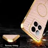 Phonesta Luxury Carbon Fiber Back Cover hoesje met MagSafe voor Xiaomi 15 - Roze 7